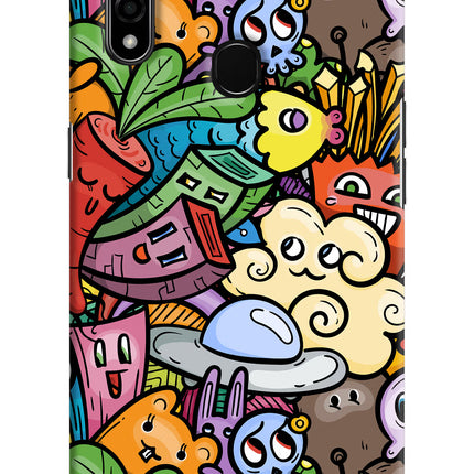 Veggie Doodle Oppo A31 Hard Case Back Cover by Casekaro