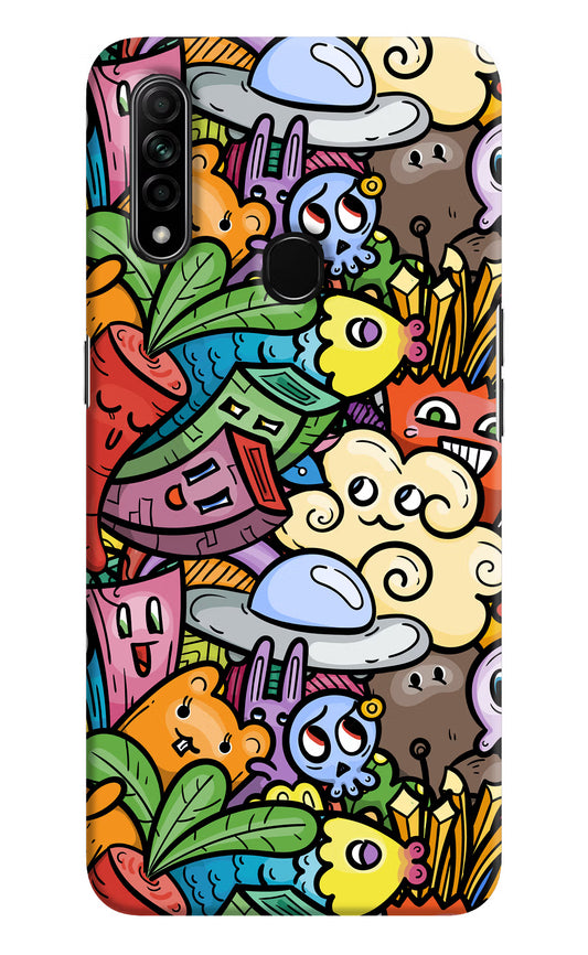 Veggie Doodle Oppo A31 Hard Case Back Cover by Casekaro