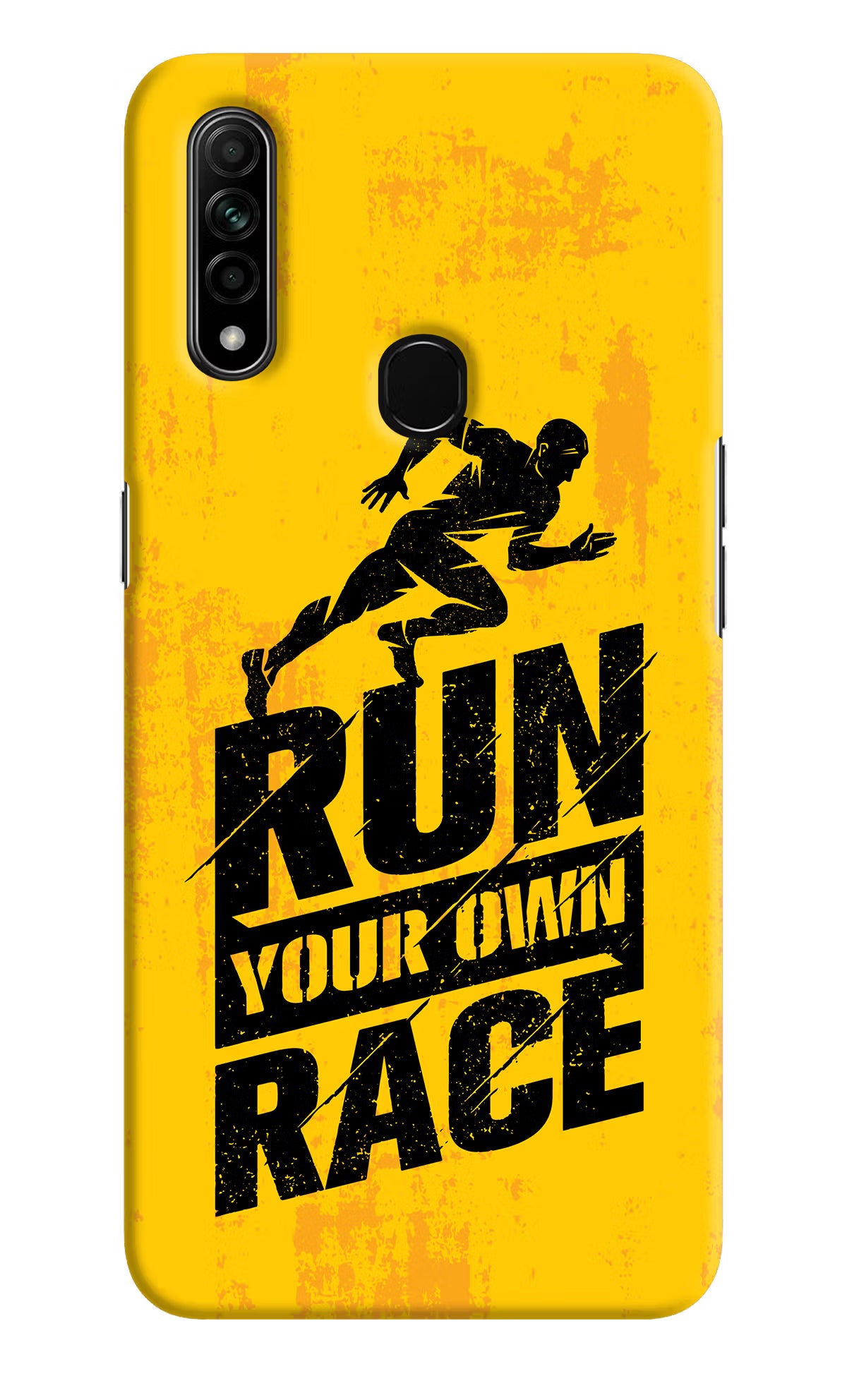 Run Your Own Race Oppo A31 Hard Case Back Cover by Casekaro