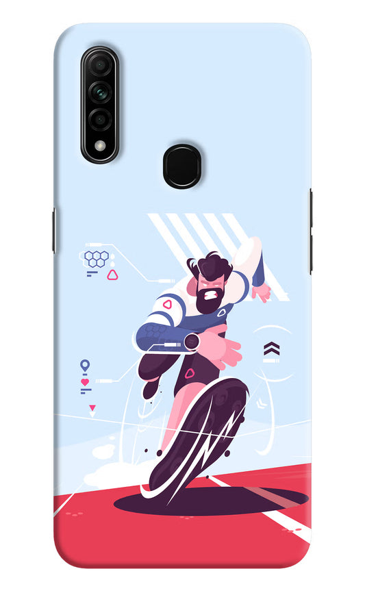 Run Pro Oppo A31 Hard Case Back Cover by Casekaro