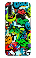 Game Doodle Oppo A31 Hard Case Back Cover by Casekaro