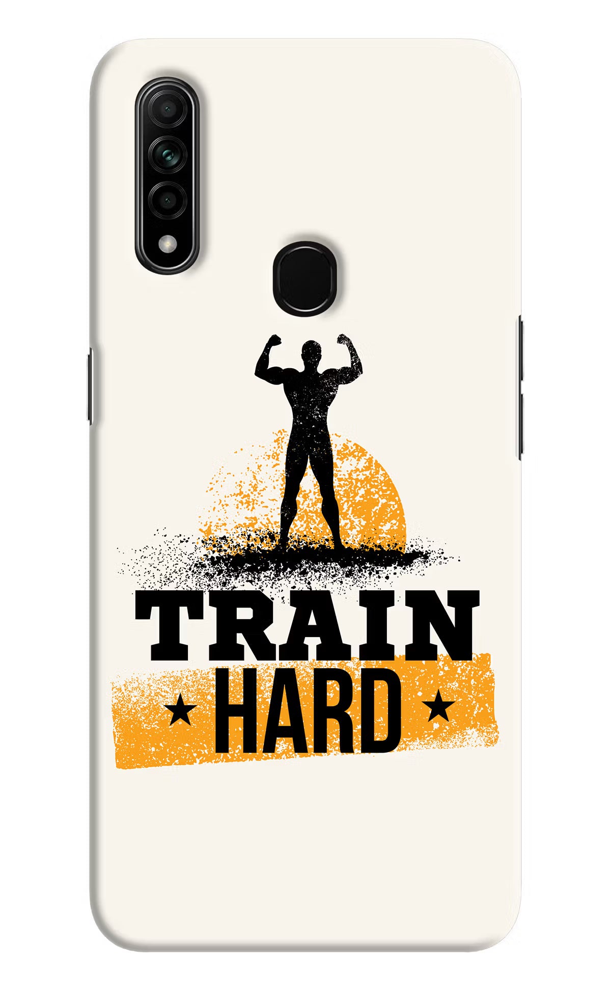 Train Hard Oppo A31 Hard Case Back Cover by Casekaro