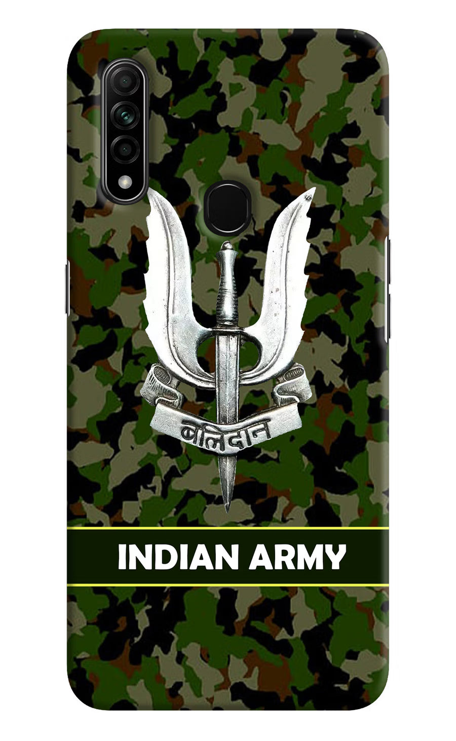 Balidan Indian Logo Oppo A31 Back Cover, Hard case