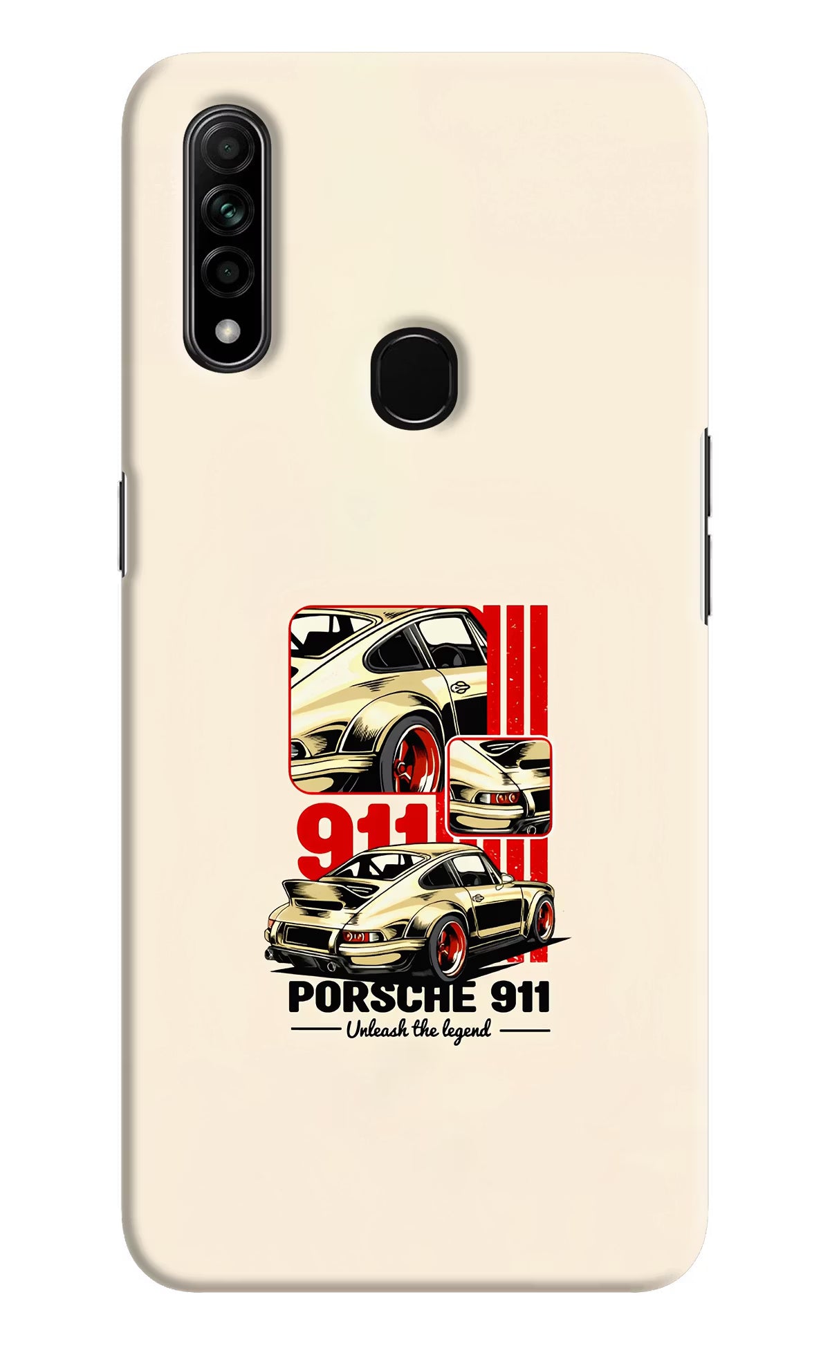 Classic Porsche 911 Oppo A31 Hard Case Back Cover by Casekaro