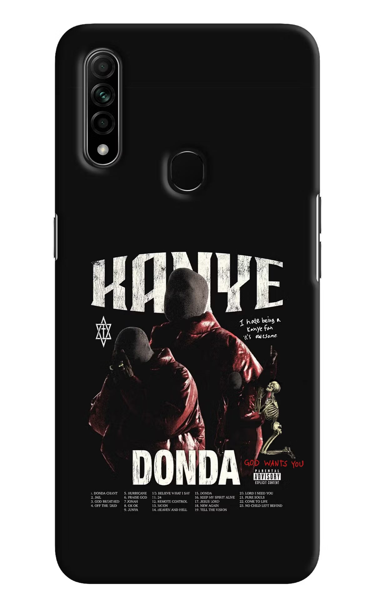 Donda Kanye West Oppo A31 Hard Case Back Cover by Casekaro