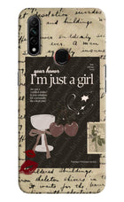 I am just a girl Oppo A31 Hard Case Back Cover by Casekaro