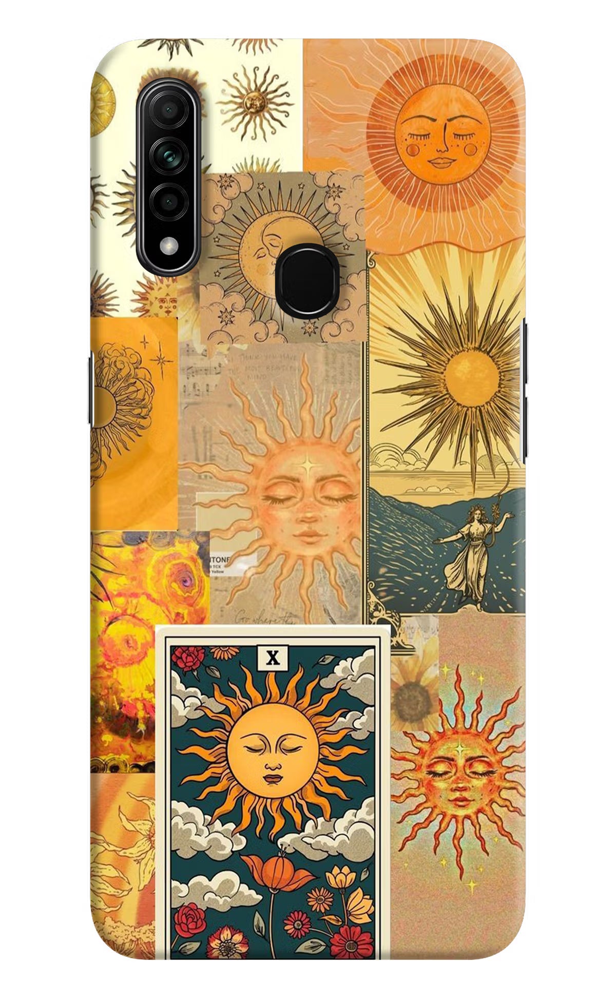 Sun Oppo A31 Hard Case Back Cover by Casekaro