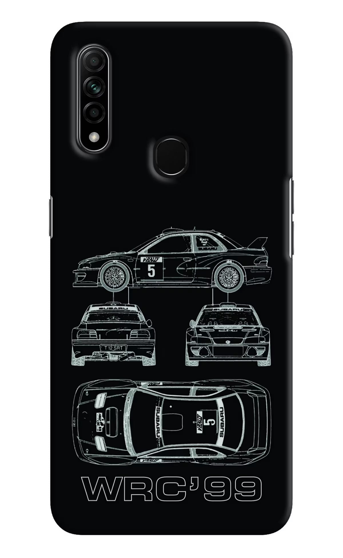 WRC'99 Oppo A31 Hard Case Back Cover by Casekaro