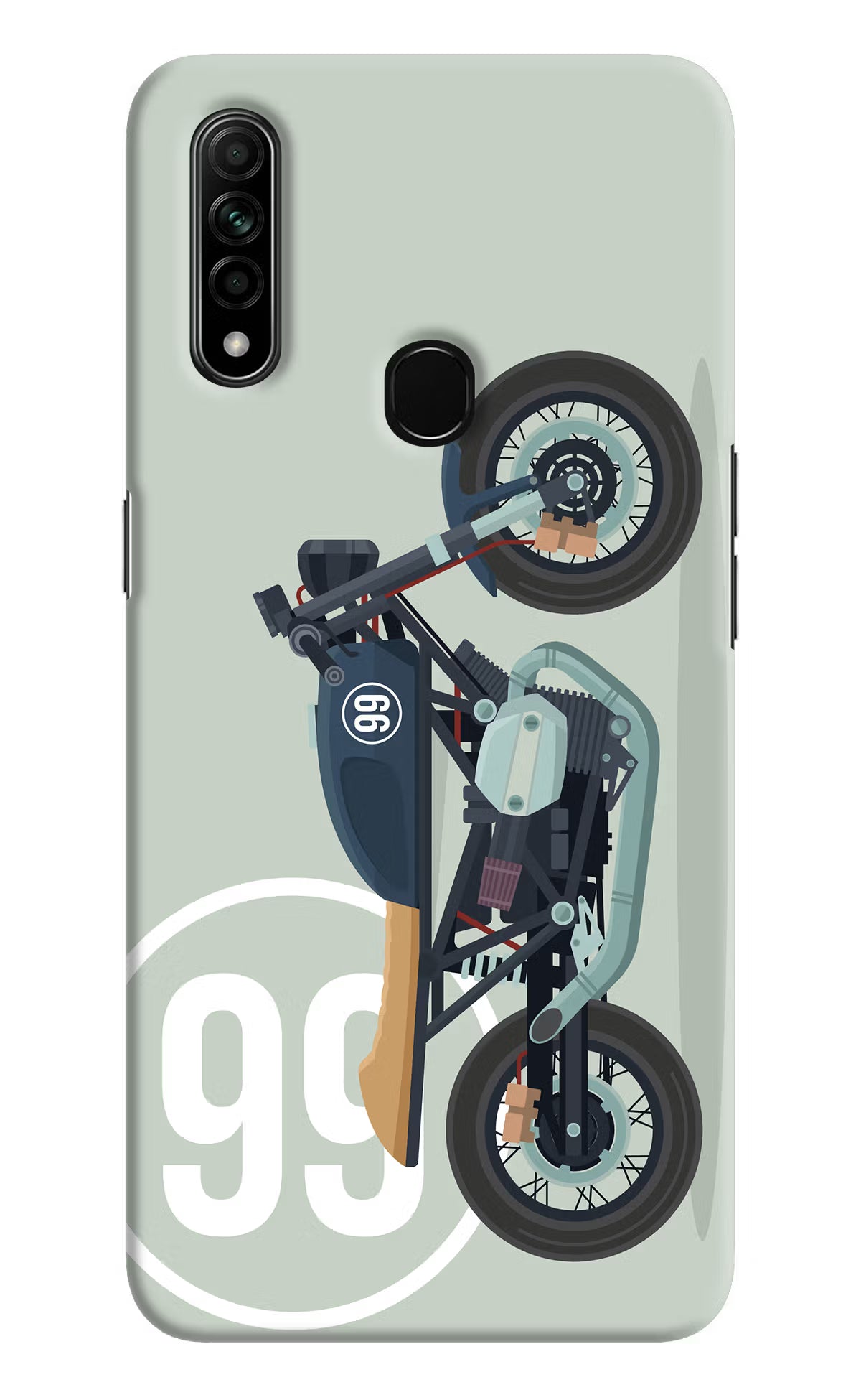 Classic Cafe Racer 99 Oppo A31 Hard Case Back Cover by Casekaro