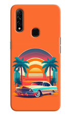 Palm Drive 80s Oppo A31 Hard Case Back Cover by Casekaro