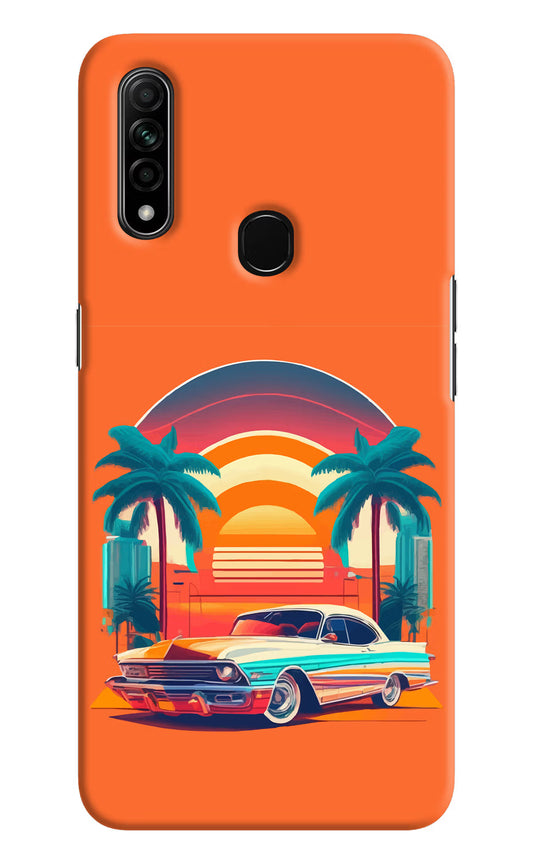 Palm Drive 80s Oppo A31 Hard Case Back Cover by Casekaro