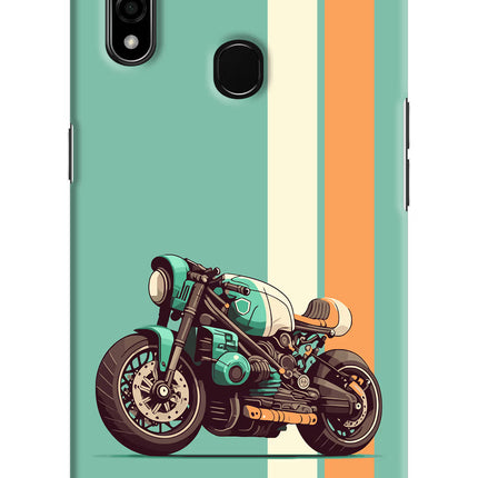 Striped Moto Drift Oppo A31 Hard Case Back Cover by Casekaro
