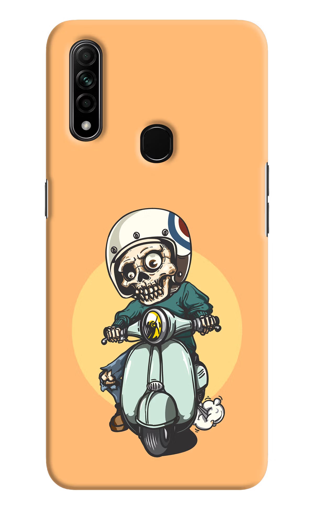 Undead Biker Oppo A31 Hard Case Back Cover by Casekaro