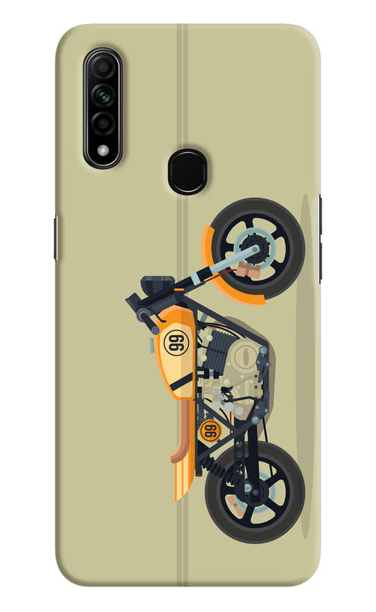 Vertical Speedster Oppo A31 Hard Case Back Cover by Casekaro