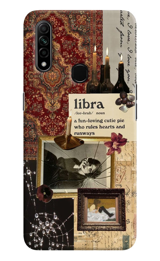 Libra Zodiac Oppo A31 Hard Case Back Cover by Casekaro