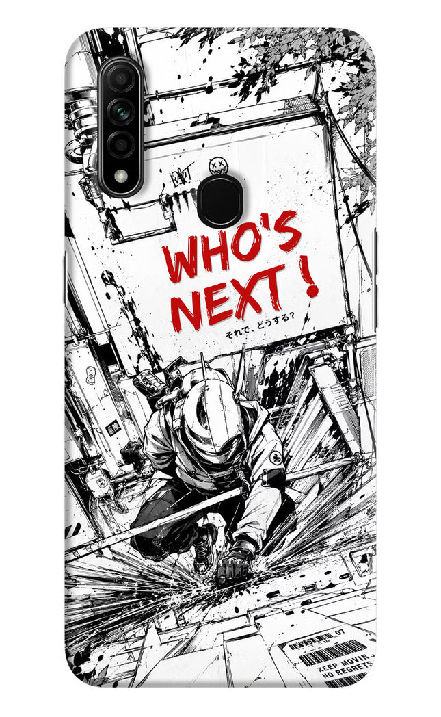 Who's Next Oppo A31 Hard Case Back Cover by Casekaro
