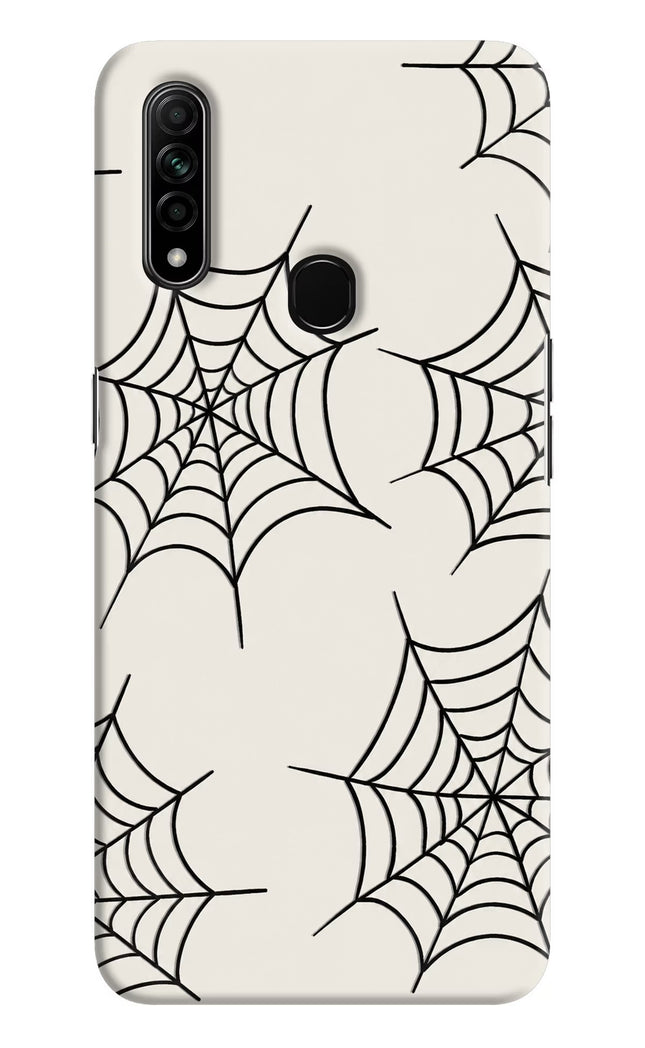 Spider Web Oppo A31 Hard Case Back Cover by Casekaro