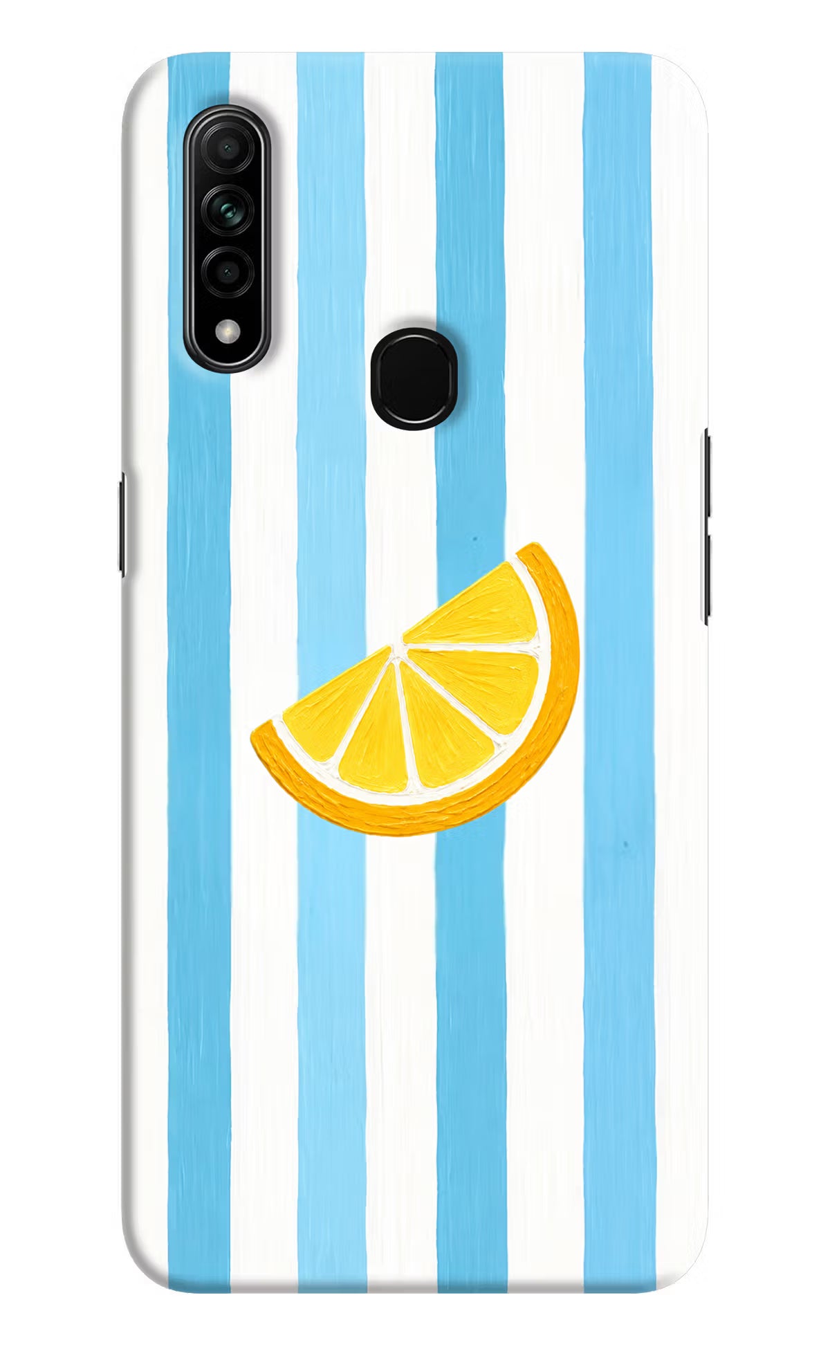Summer Lemon Oppo A31 Hard Case Back Cover by Casekaro