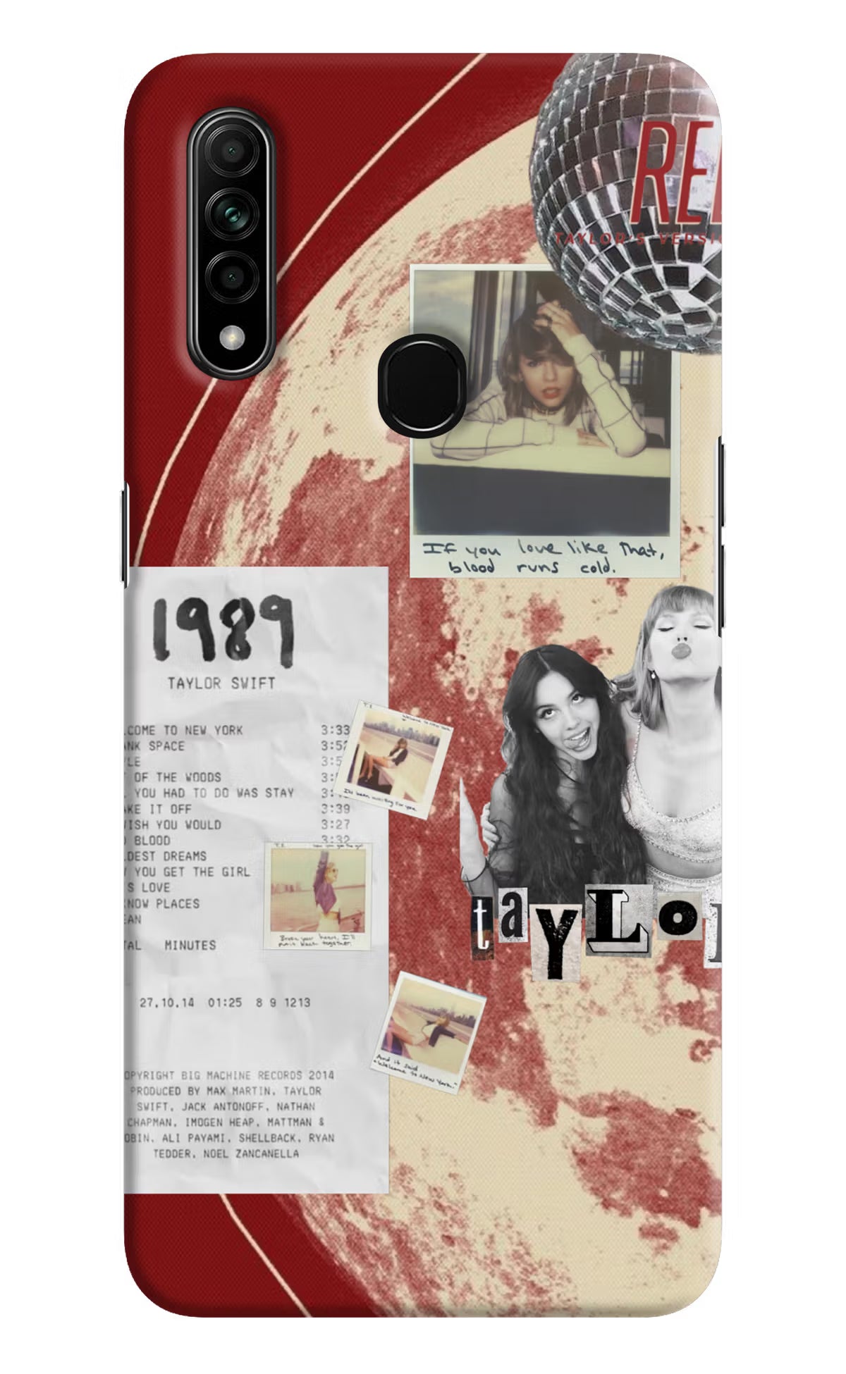 Taylor Swift Oppo A31 Back Cover