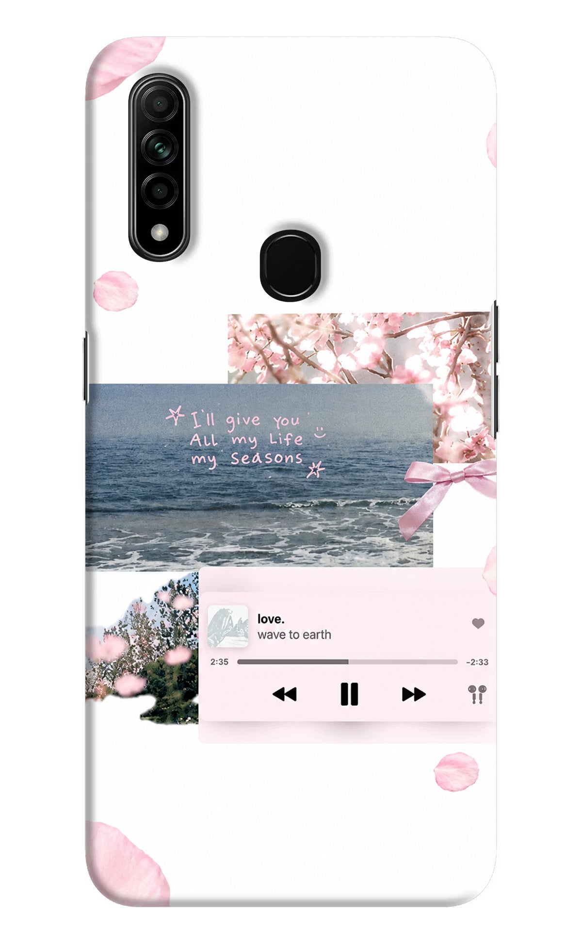 Wave to earth Oppo A31 Back Cover