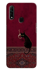 Midnight Cat Oppo A31 Hard Case Back Cover by Casekaro