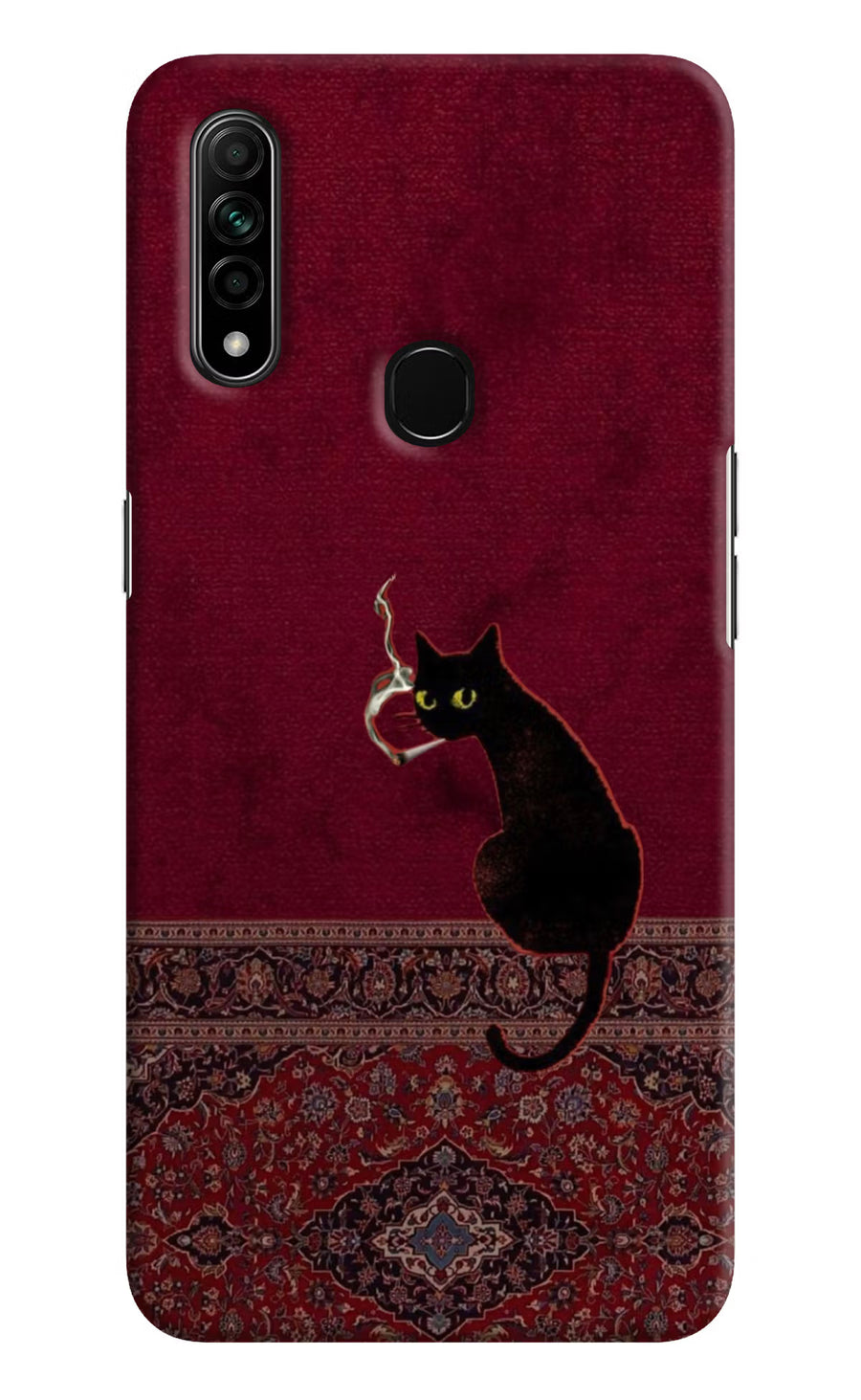 Midnight Cat Oppo A31 Back Cover, Hard case