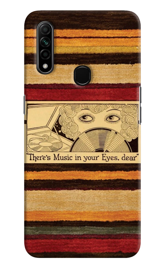 Vinyl Stripes Oppo A31 Hard Case Back Cover by Casekaro
