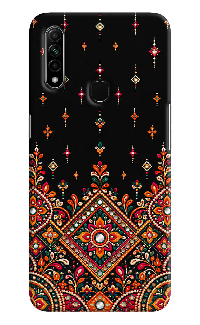 Noir Mehfil Oppo A31 Hard Case Back Cover by Casekaro