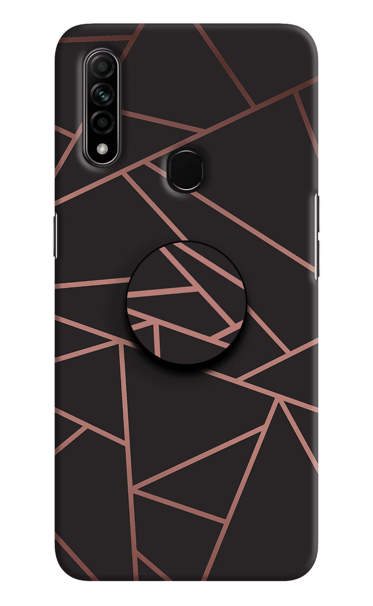 Geometric Pattern Oppo A31 Pop Case by Casekaro