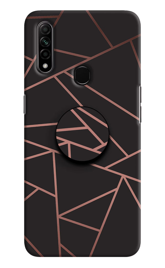 Geometric Pattern Oppo A31 Pop Case by Casekaro