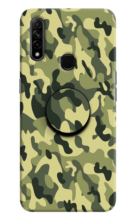 Camouflage Oppo A31 Pop Case by Casekaro