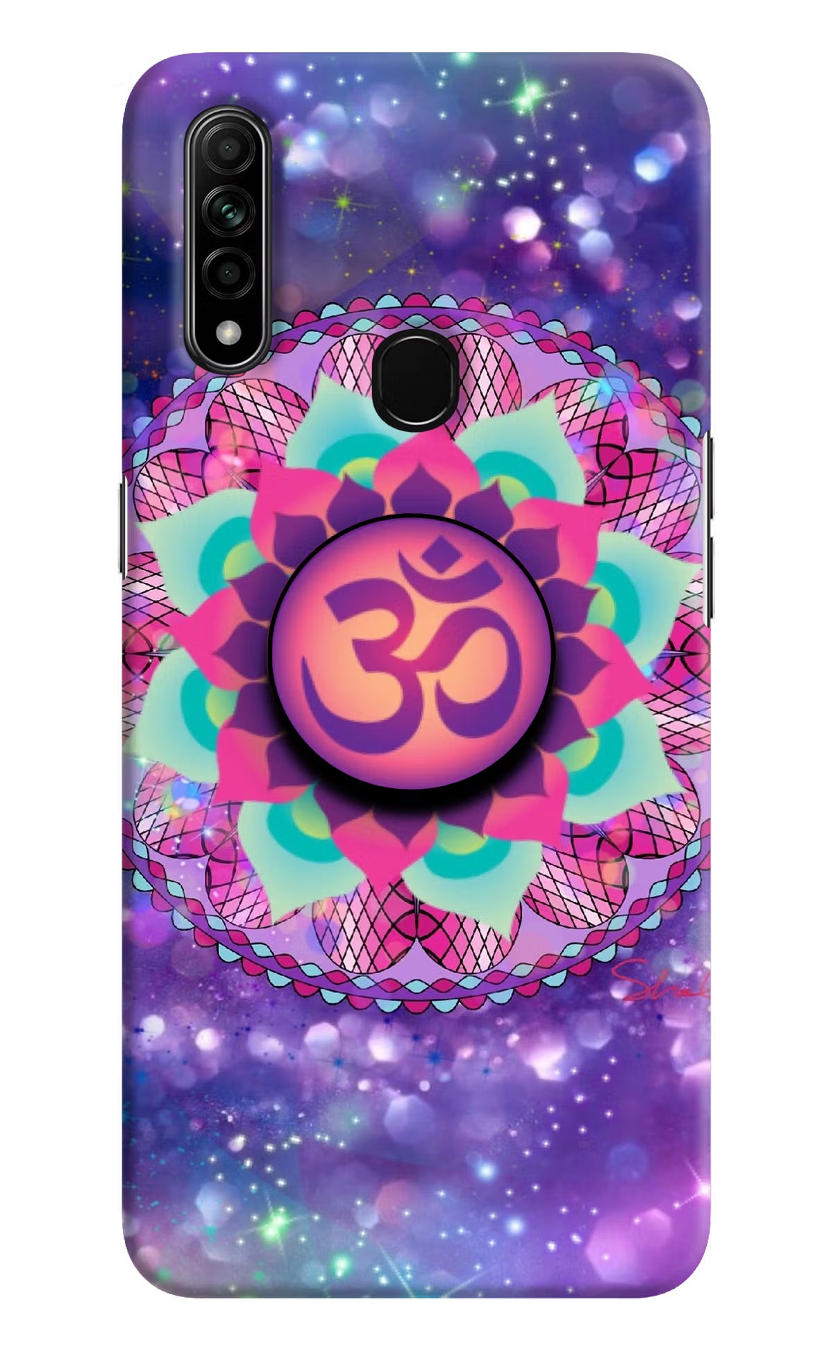 Om Purple Oppo A31 Pop Case by Casekaro
