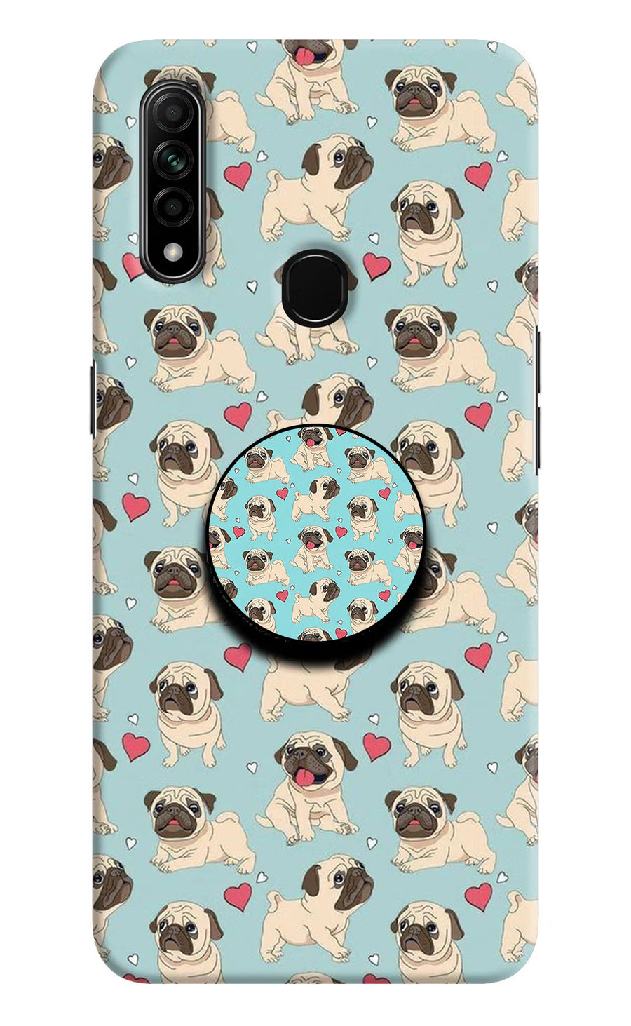 Pug Dog Oppo A31 Pop Case, Hard case