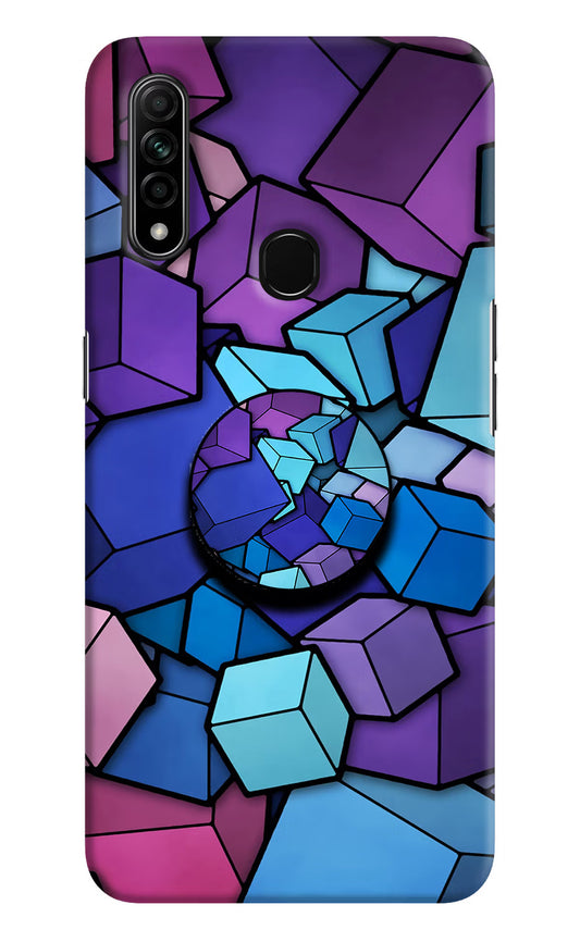 Cubic Abstract Oppo A31 Pop Case by Casekaro