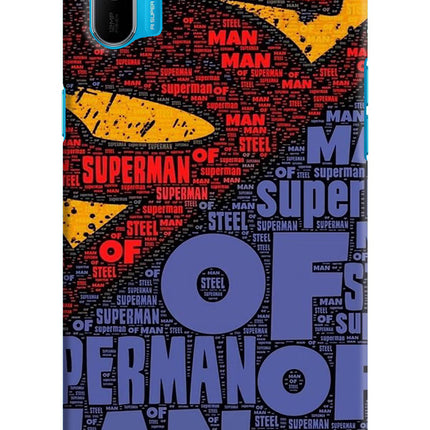 Superman Realme C3 Hard Case Back Cover by Casekaro