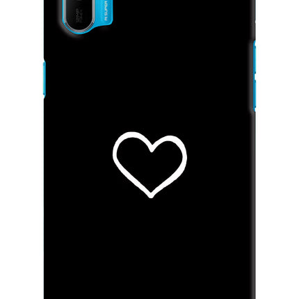 Heart Realme C3 Hard Case Back Cover by Casekaro