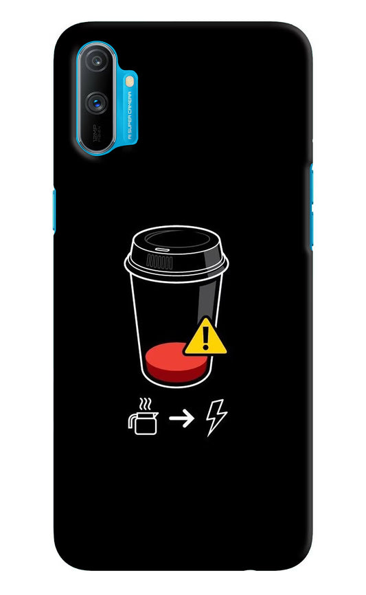 Coffee Realme C3 Hard Case Back Cover by Casekaro