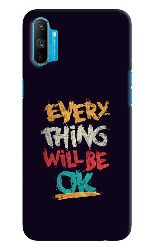 Everything Will Be Ok Realme C3 Hard Case Back Cover by Casekaro