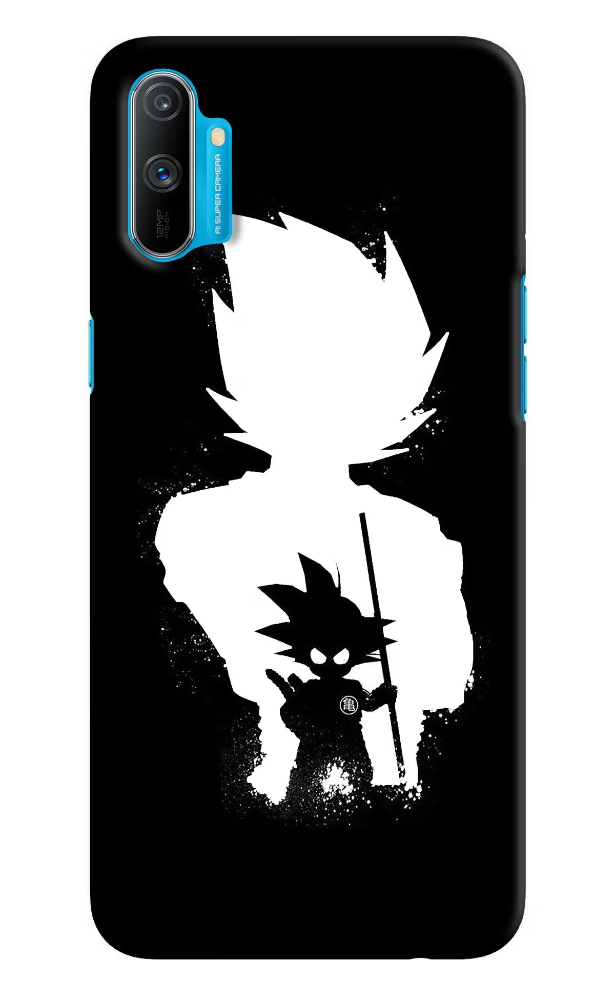 Goku Shadow Realme C3 Hard Case Back Cover by Casekaro