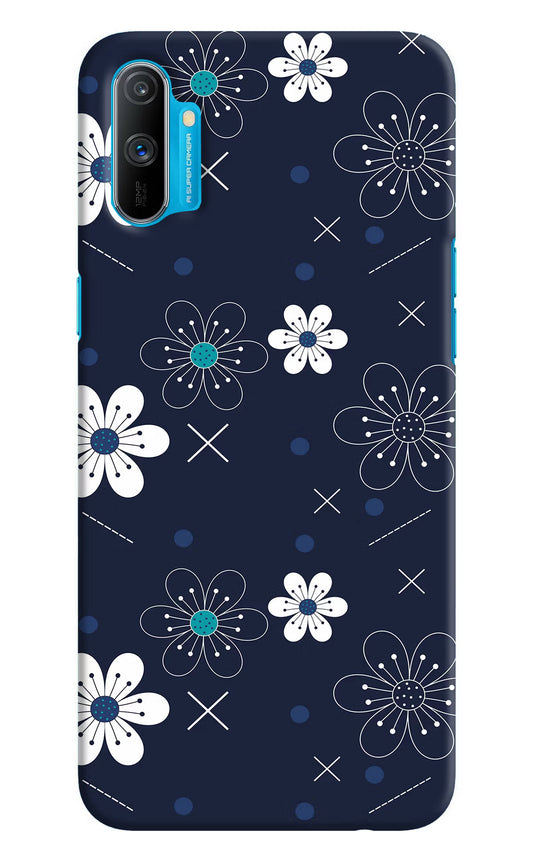 Flowers Realme C3 Hard Case Back Cover by Casekaro