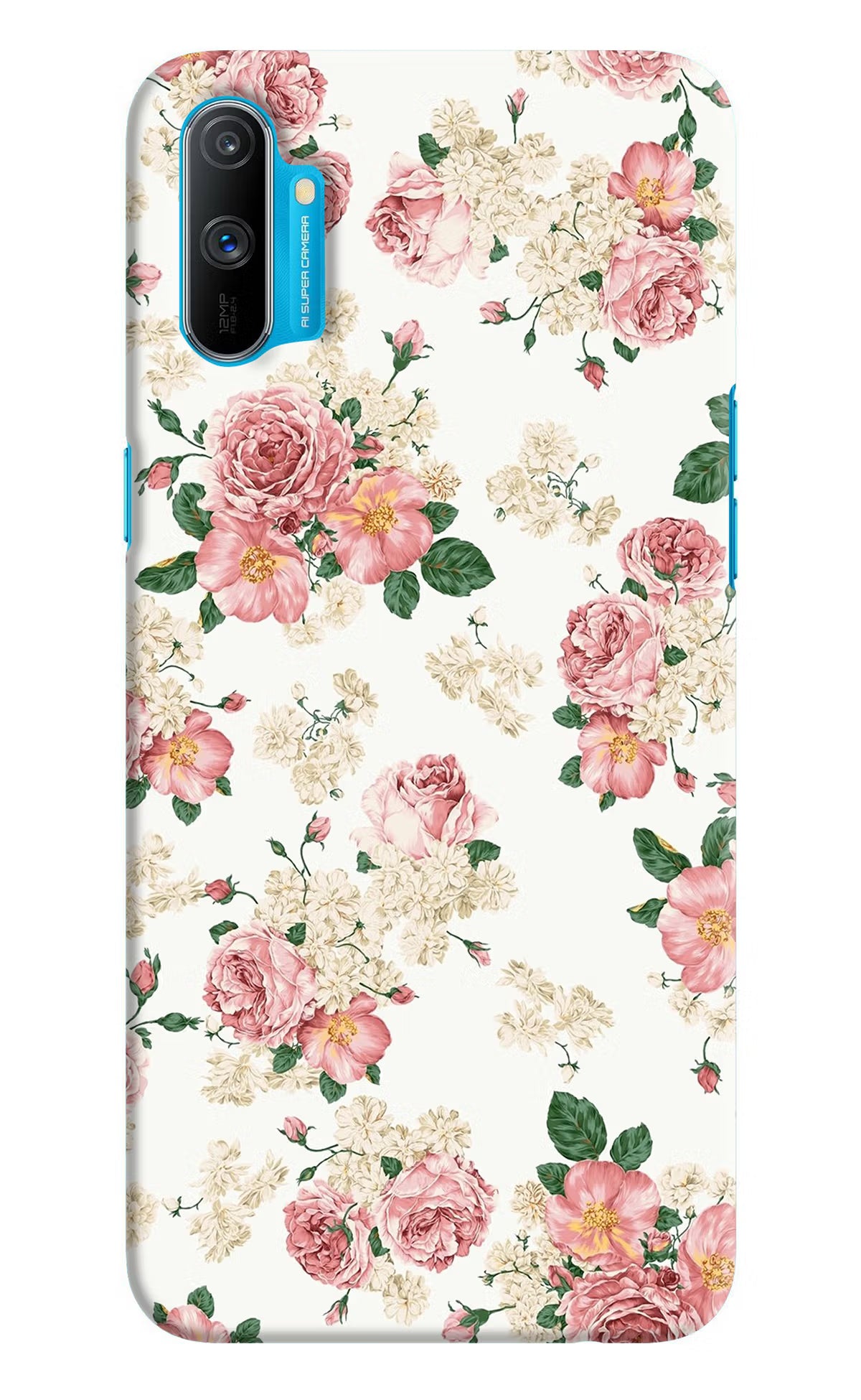 Flowers Realme C3 Hard Case Back Cover by Casekaro
