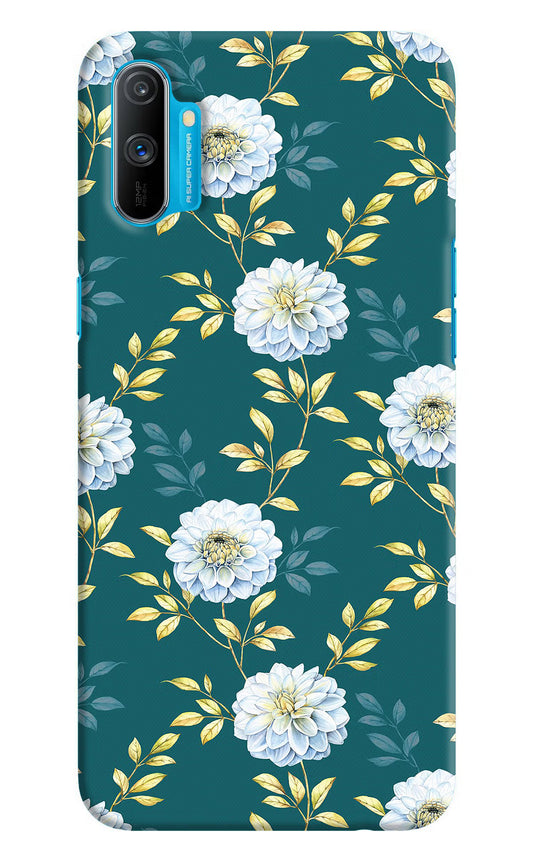 Flowers Realme C3 Hard Case Back Cover by Casekaro