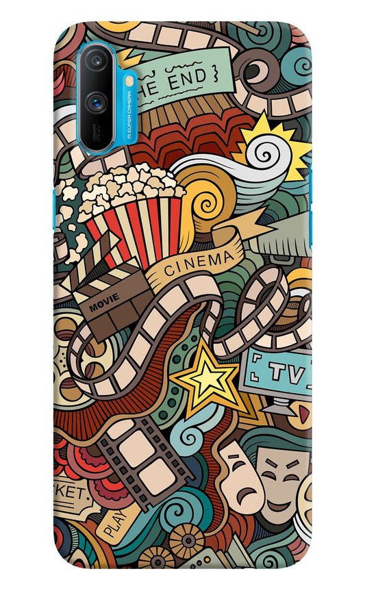 Cinema Abstract Realme C3 Hard Case Back Cover by Casekaro