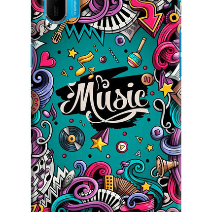 Music Graffiti Realme C3 Hard Case Back Cover by Casekaro
