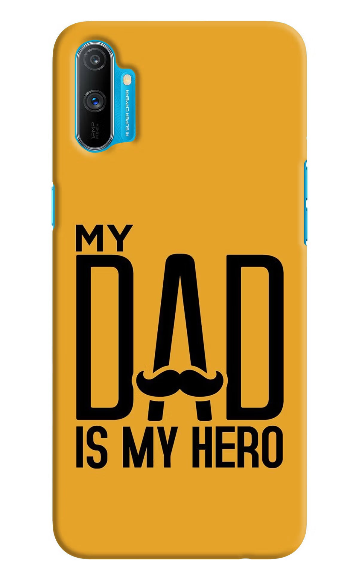 My Dad Is My Hero Realme C3 Hard Case Back Cover by Casekaro