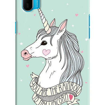 Unicorn Wallpaper Realme C3 Hard Case Back Cover by Casekaro