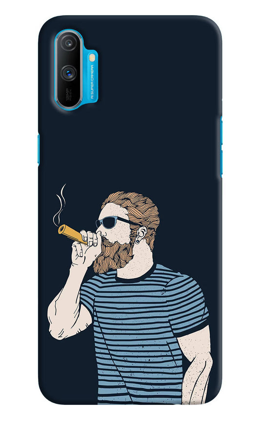 Smoking Realme C3 Hard Case Back Cover by Casekaro