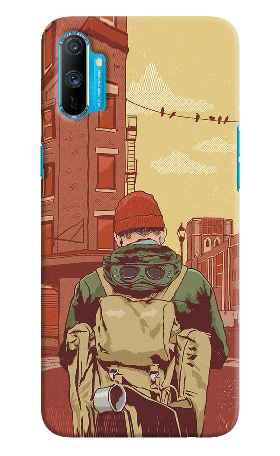 Adventurous Realme C3 Back Cover, Hard case