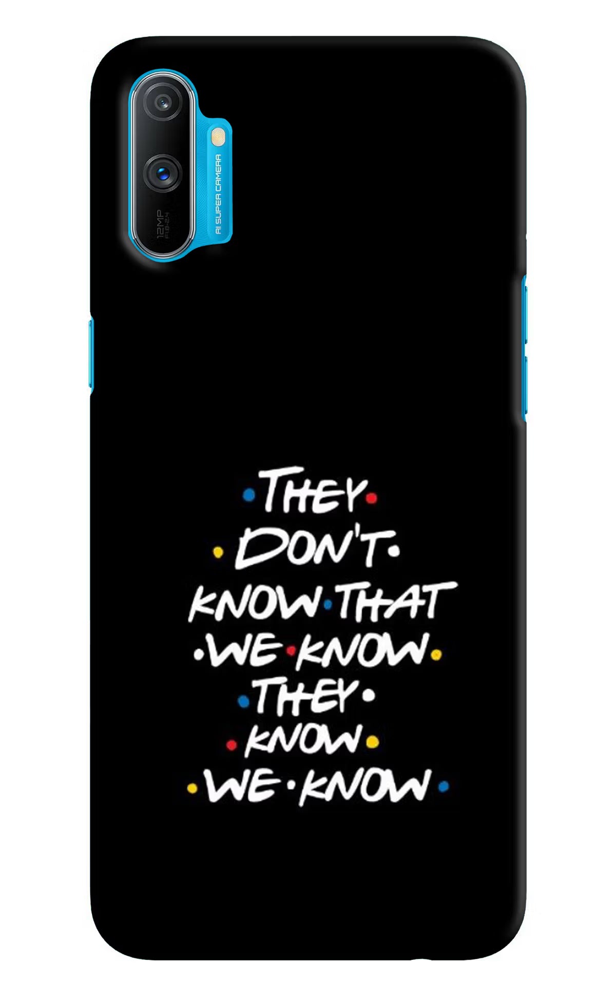 FRIENDS Dialogue Realme C3 Hard Case Back Cover by Casekaro