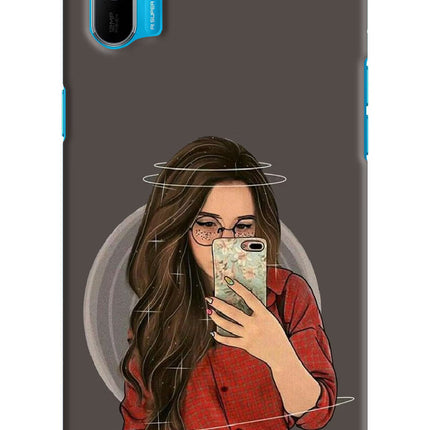 Selfie Queen Realme C3 Hard Case Back Cover by Casekaro
